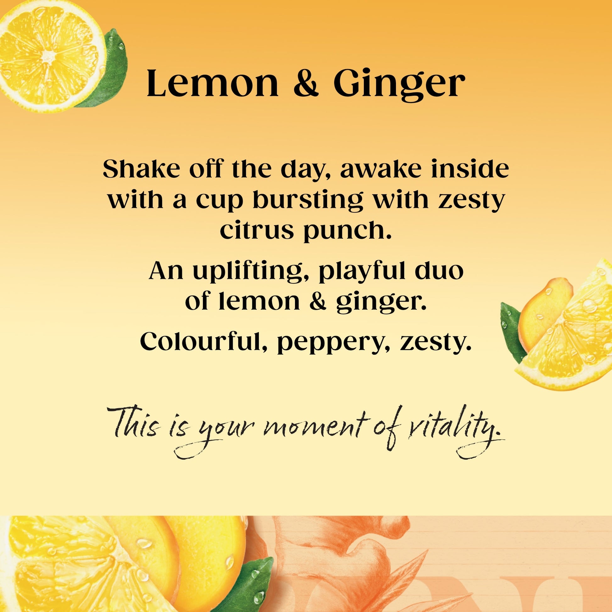 Twinings Lemon & Ginger Tea 20 Pack 30g — image 2