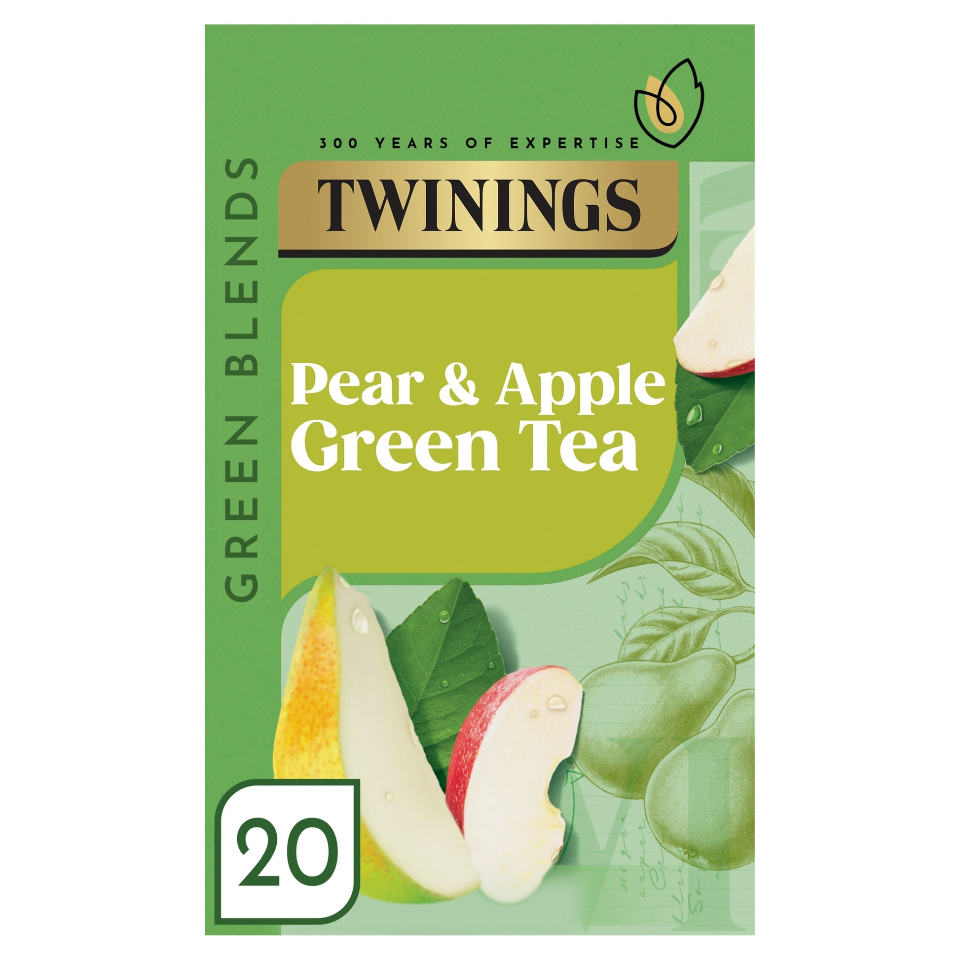 Twinings Pear & Apple Green Tea 20 Pack 40g — image 1
