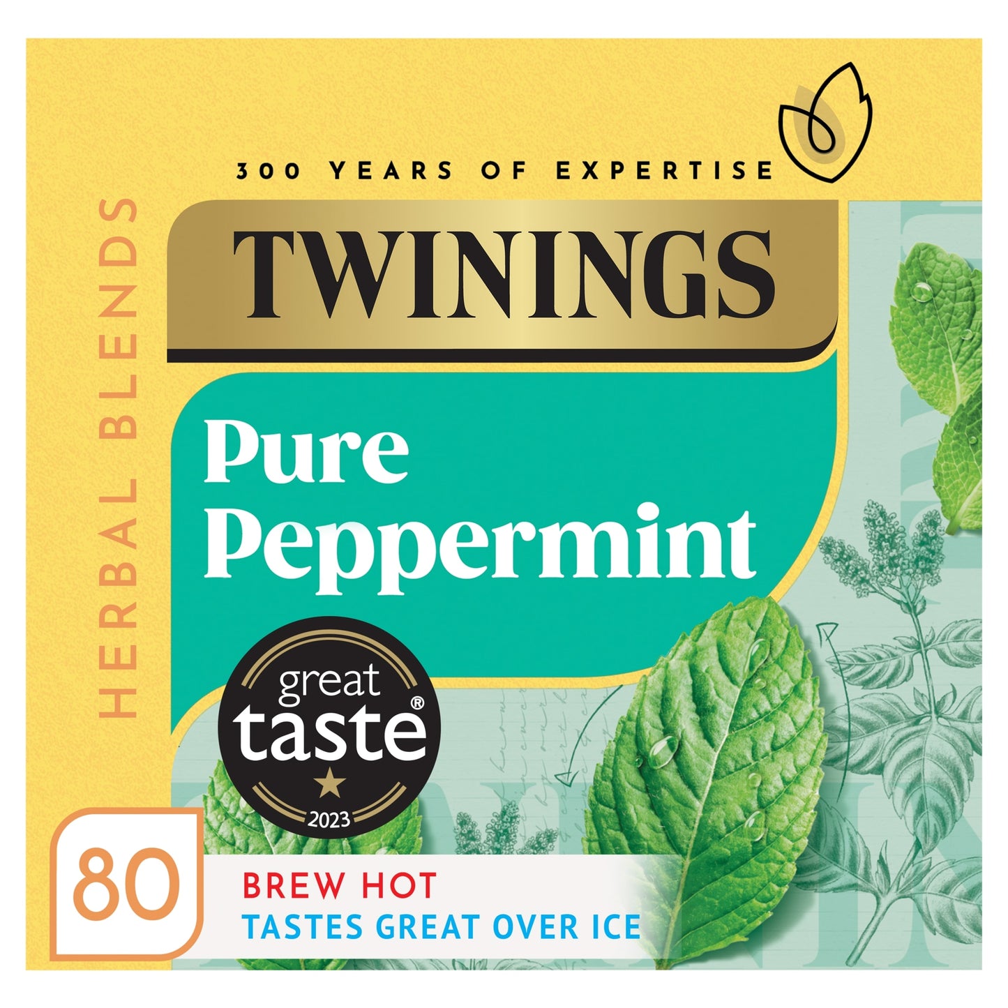 Twinings Peppermint 80 Tea Bags 160G — image 1