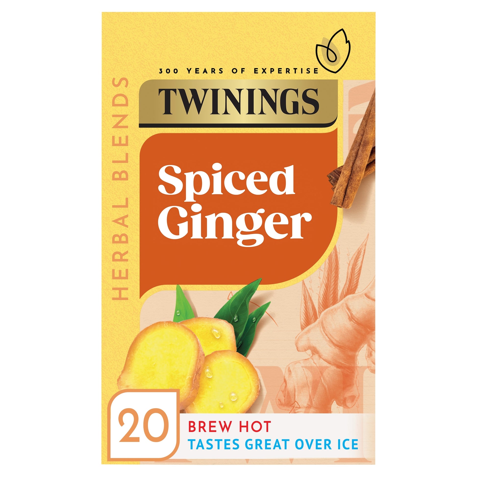 Twinings Spiced Ginger Tea Bags 20 Pack 35g — image 1