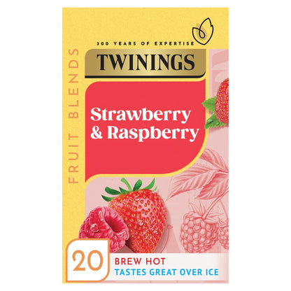 Twinings Strawberry & Raspberry 20 Tea Bags 40G — image 1