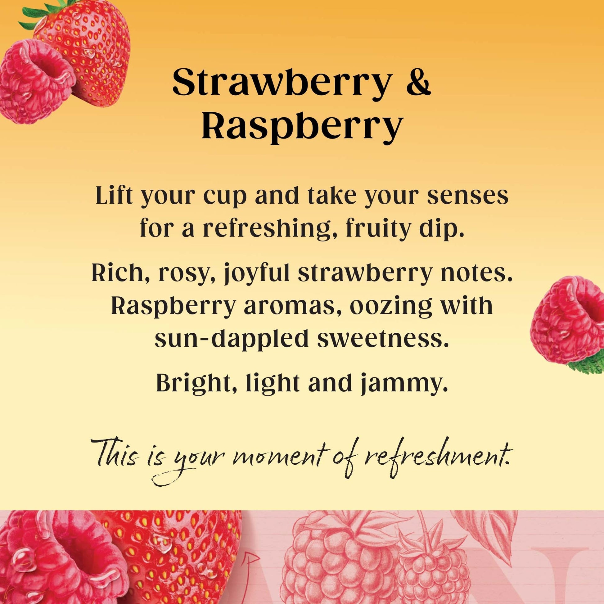 Twinings Strawberry & Raspberry 20 Tea Bags 40G — image 2
