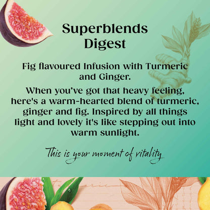 TWININGS Superblends Digest Ginger & Turmeric 20 Tea Bags 40g