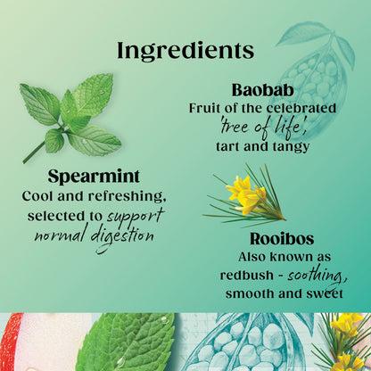 Twinings Superblends Digest Spearmint, Apple & Rooibos 20 Tea Bags 35g — image 3