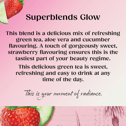 Twinings Superblends Glow Strawberry & Cucumber with Green Tea 20 Tea Bags 40g — image 2