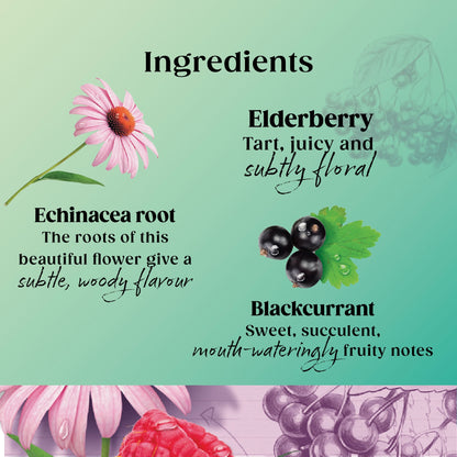 Twinings Superblends Immune Support Blackcurrant & Raspberry 20 Tea Bags 40g — image 3