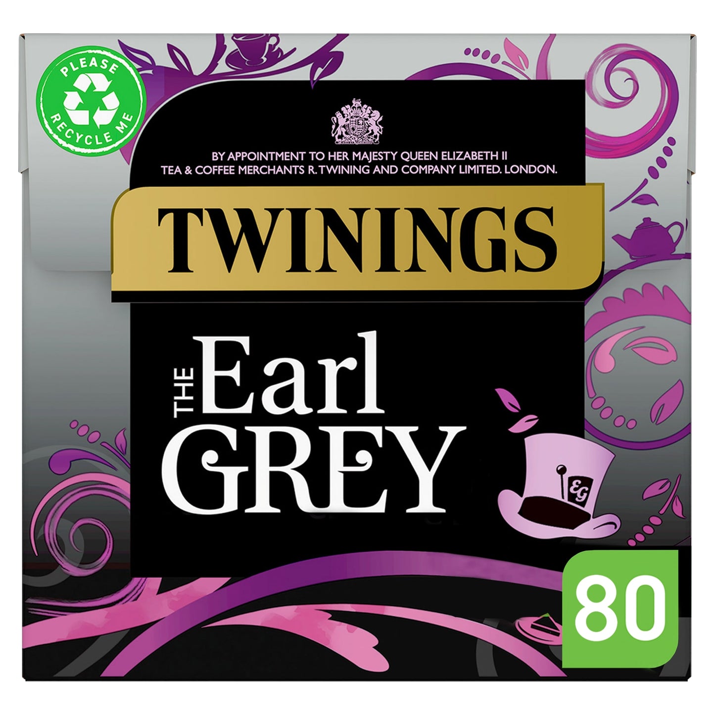 Twinings The Earl Grey Tea Bags 80 Pack 200g — image 1