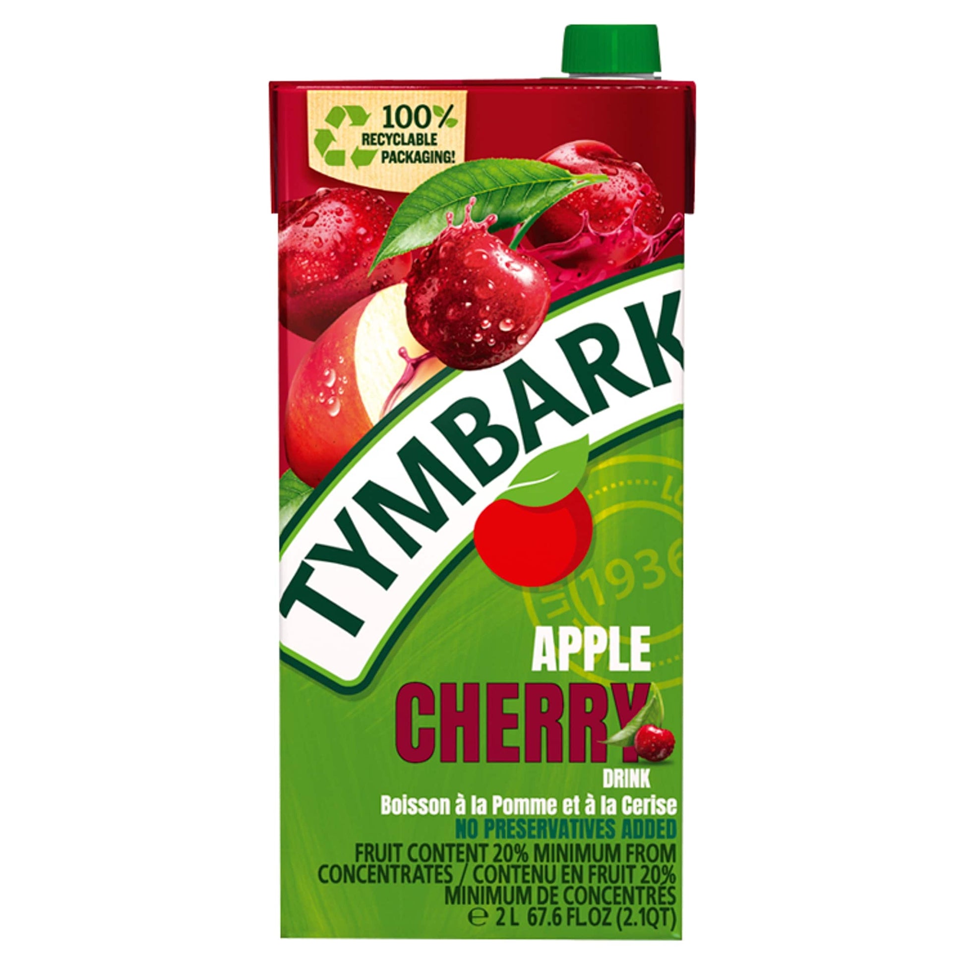 Tymbark Apple Cherry Drink 2L — image 1