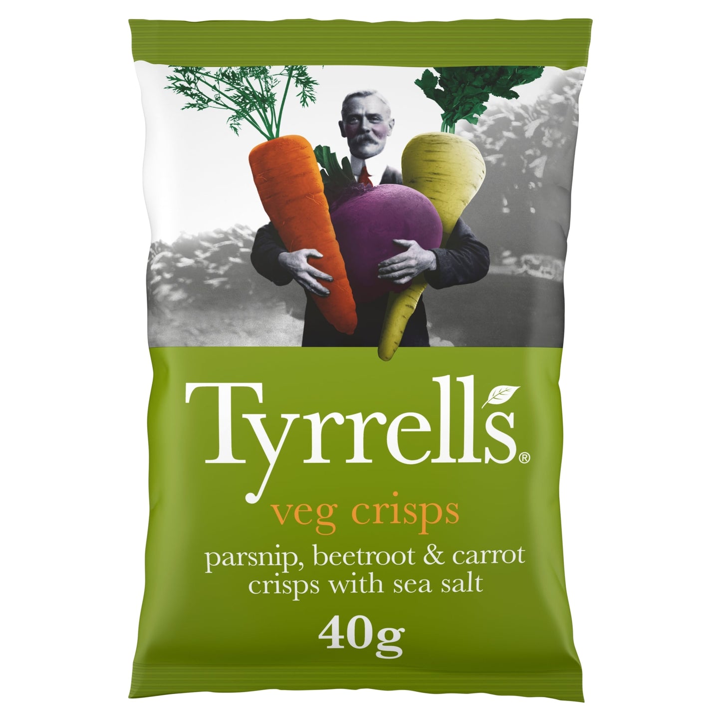 Tyrrells Mixed Root Vegetable Crisps 40G — image 1