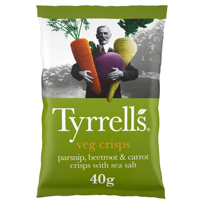 Tyrrells Mixed Root Vegetable Crisps 40G — image 1