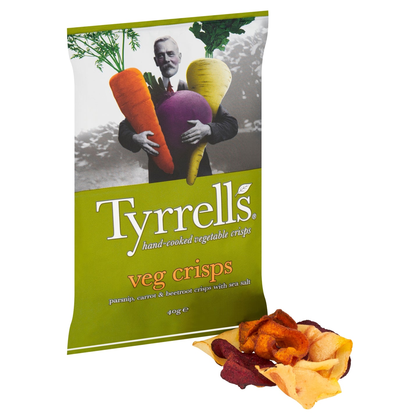 Tyrrells Mixed Root Vegetable Crisps 40G — image 2
