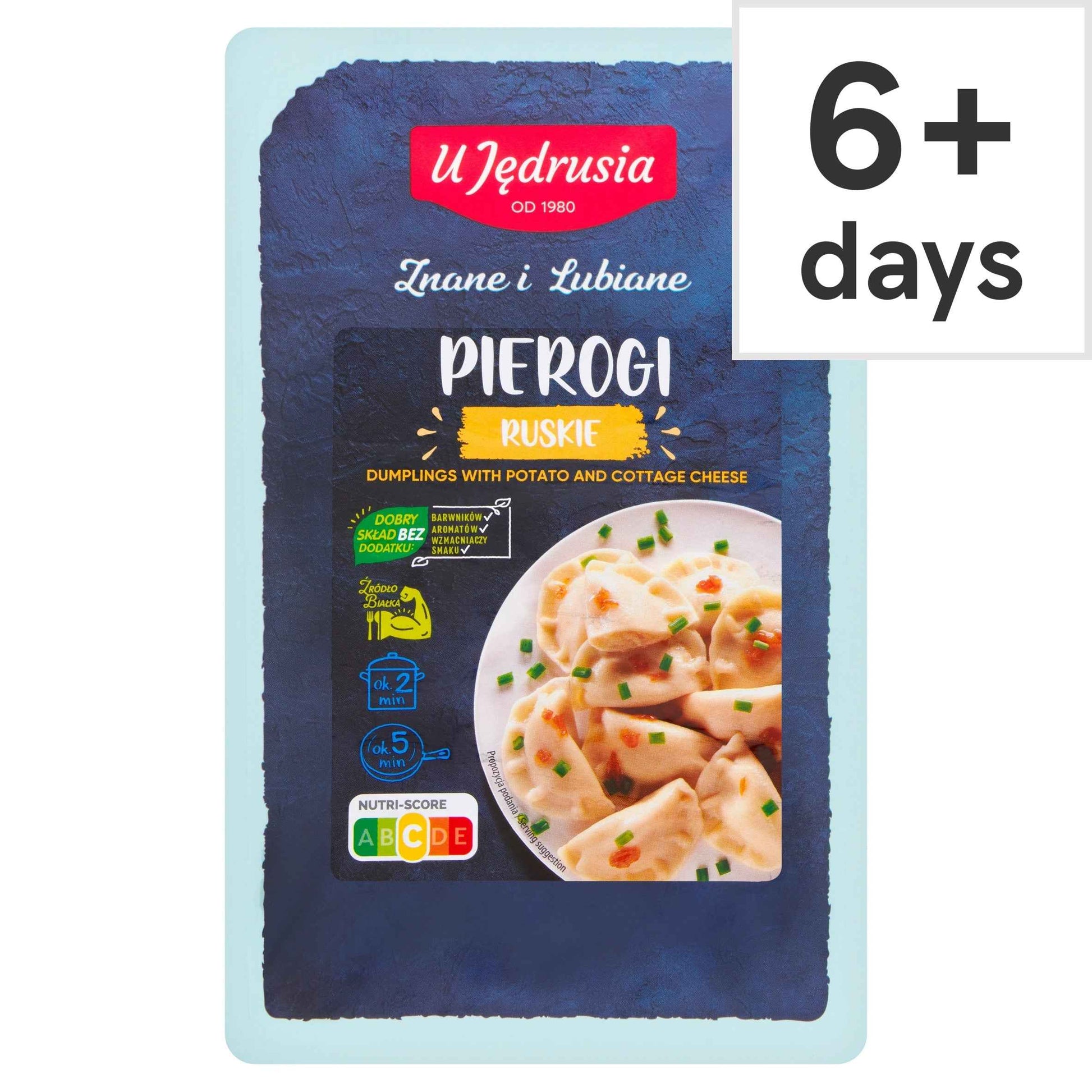 U JEDRUSIA Dumplings With Cottage Cheese And Potato 400g