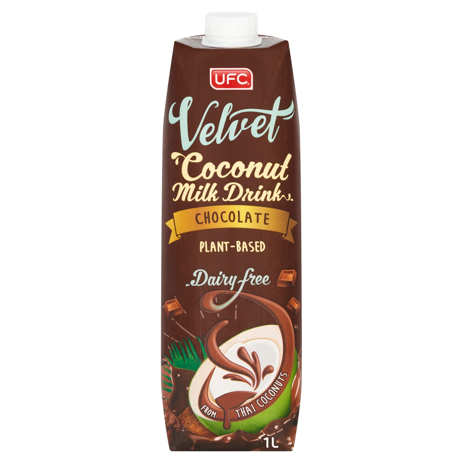 Ufc Velvet Dairy Free Coconut Milk Drink Chocolate 1L — image 1