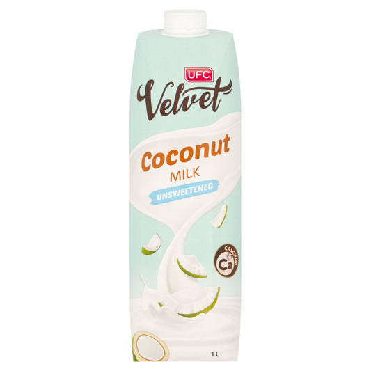UFC Velvet Unsweetened Coconut Milk 1L — image 1