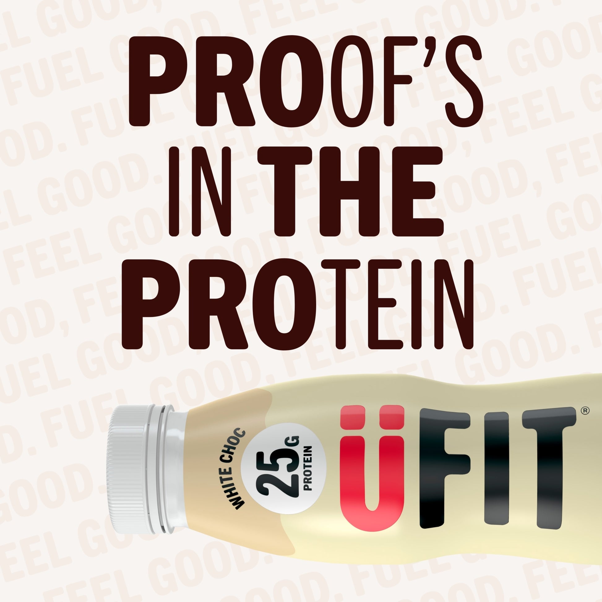 UFIT High Protein Milkshake - White Chocolate 330ml — image 3
