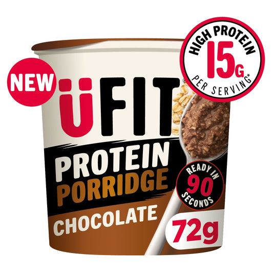 UFIT Protein Chocolate Porridge Pot 72g — image 1