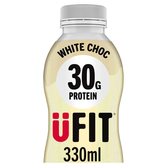 UFIT White Choc High Protein Milkshake 330ml — Great British Imports
