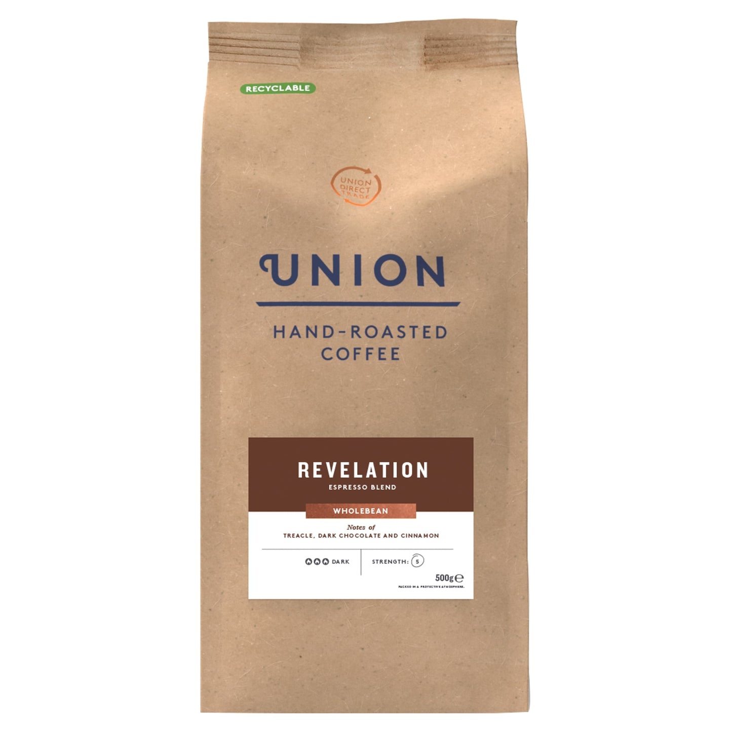 UNION REVELATION ESPRESSO WHOLEBEAN 500G — image 1