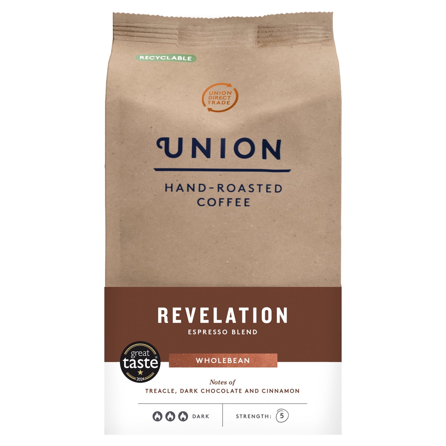 Union Revelation Espresso Wholebean Coffee 200G — image 1