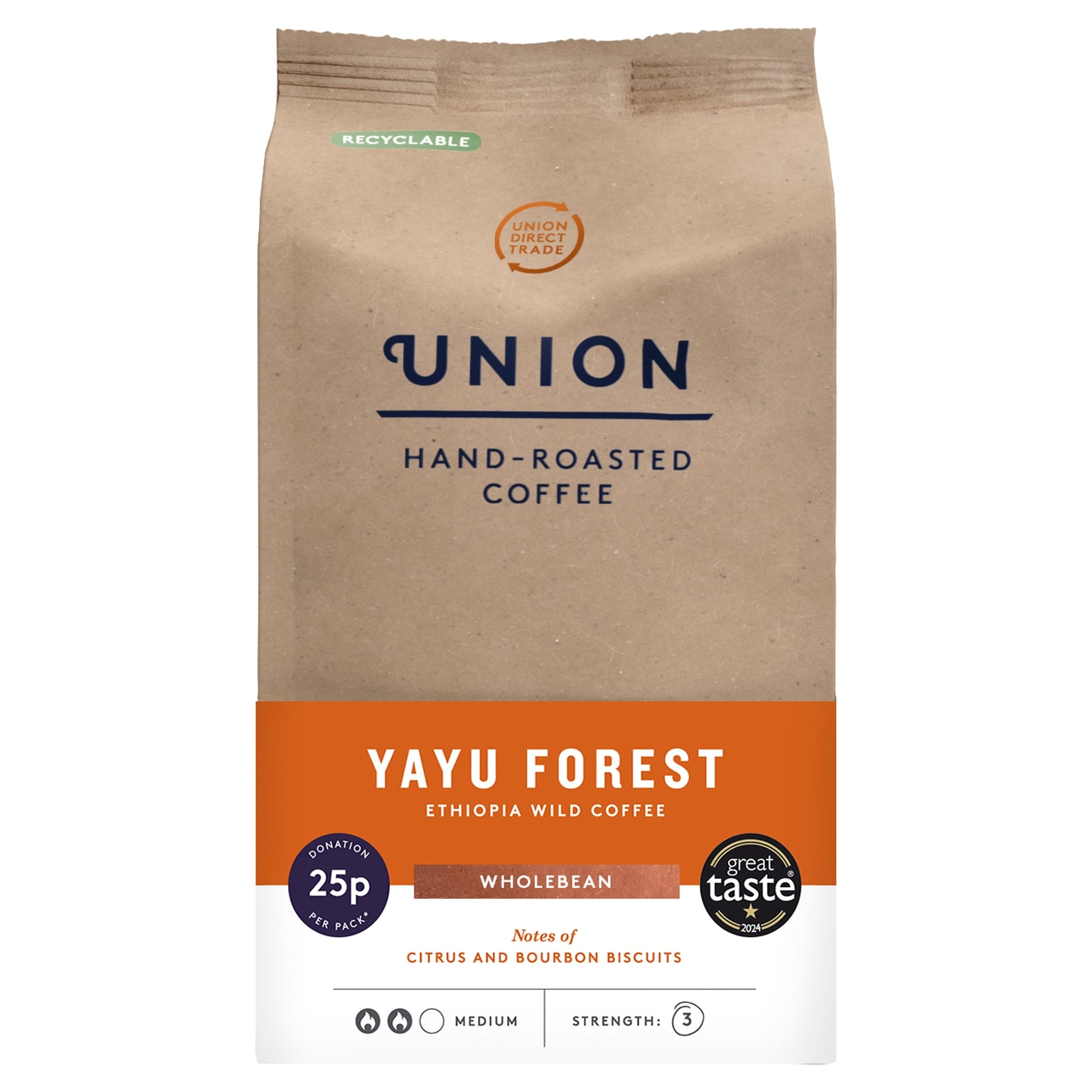 Union Yayu Forest Wholebean Coffee 200G — image 1