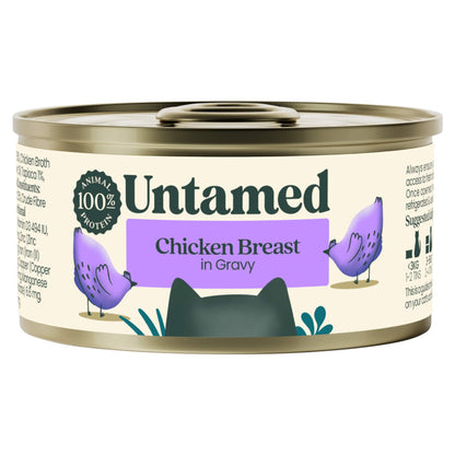 Untamed Chicken Breast in Gravy Cat Food 75G — image 1