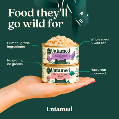 Untamed Chicken Selection Box in Gravy Cat Food 6 x 75G — image 5