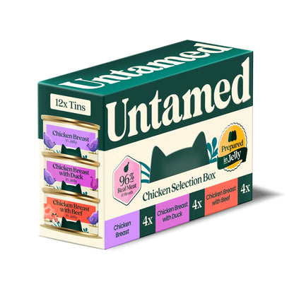 Untamed Chicken Selection Box in Jelly Cat Food 12 x 75G — image 2