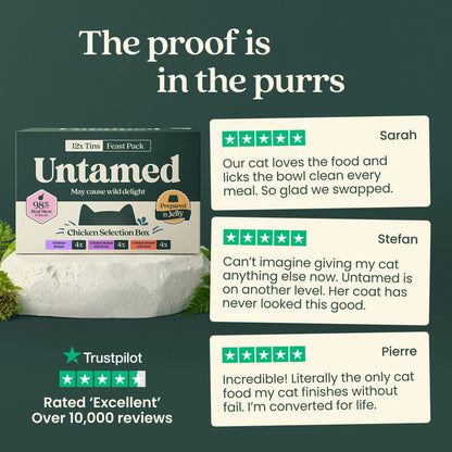 Untamed Chicken Selection Box in Jelly Cat Food 12 x 75G — image 4