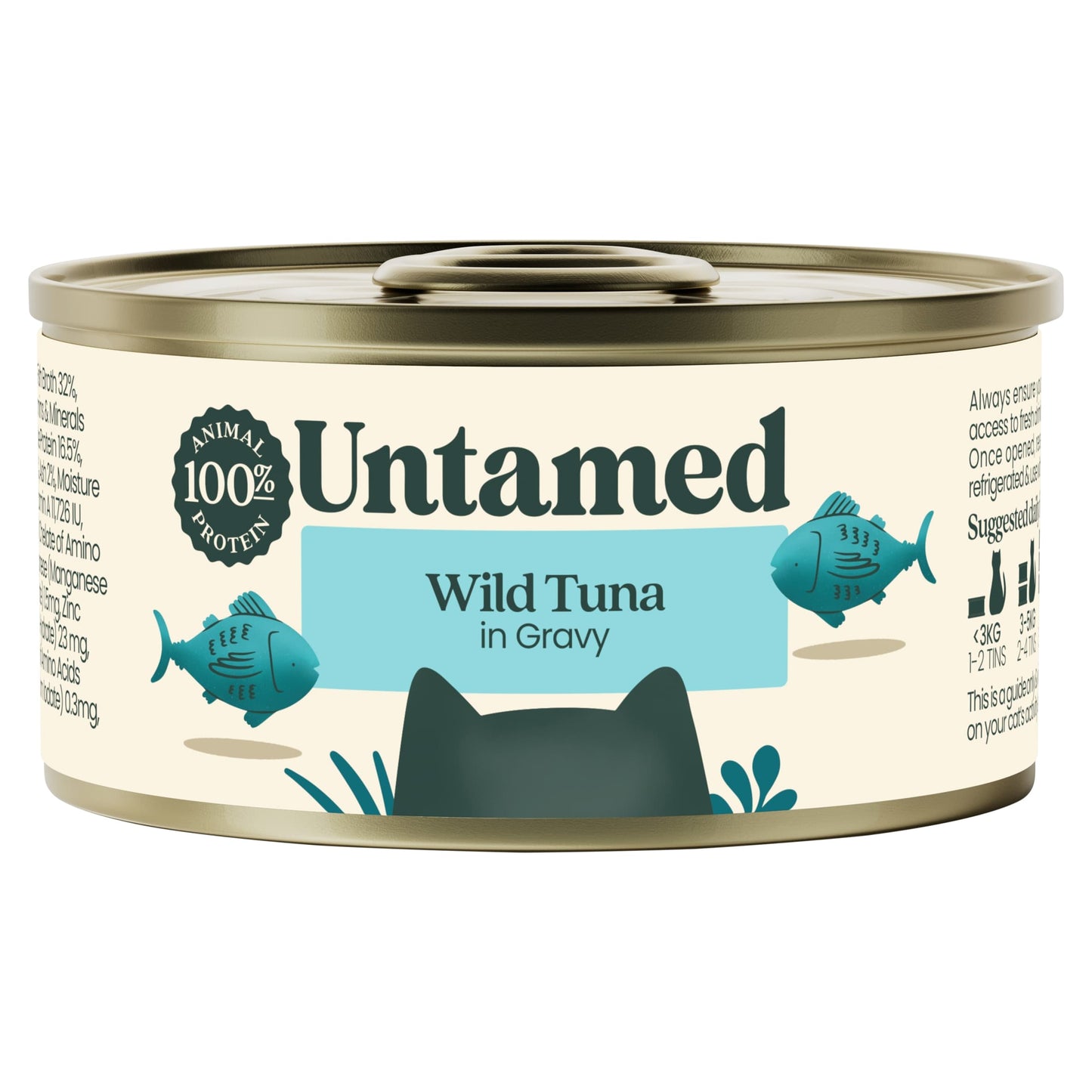Untamed Wild Tuna in Gravy Cat Food 75G — image 1