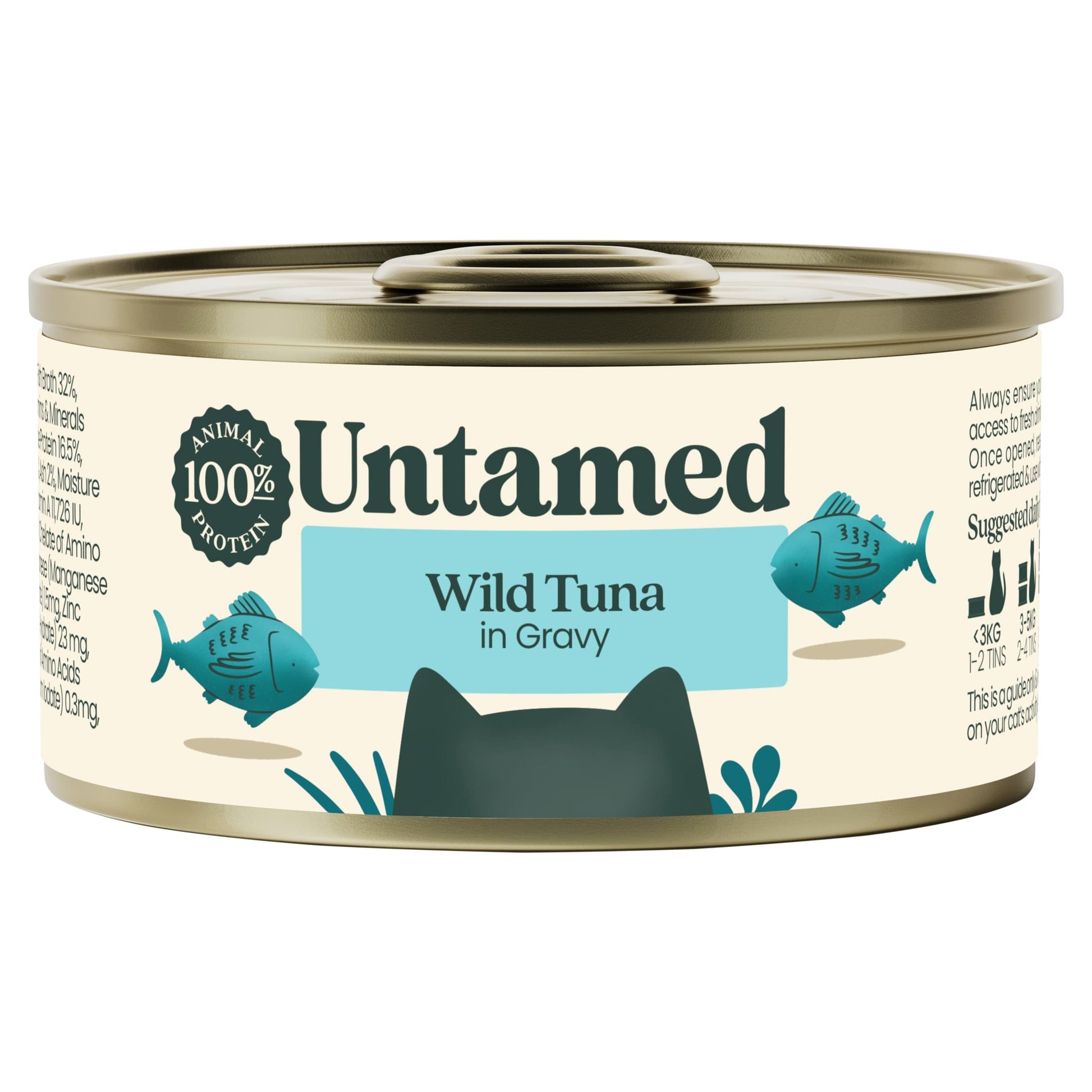 Untamed Wild Tuna in Gravy Cat Food 75G — image 1