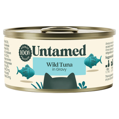 Untamed Wild Tuna in Gravy Cat Food 75G — image 1