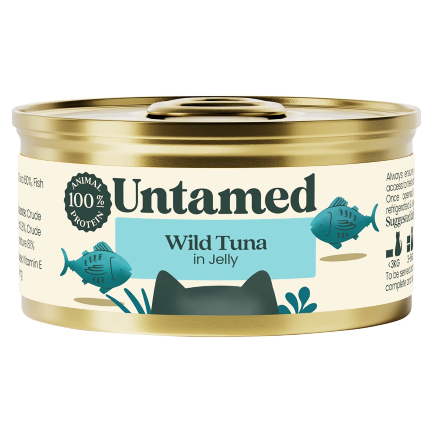Untamed Wild Tuna in Jelly Cat Food 75G — image 1