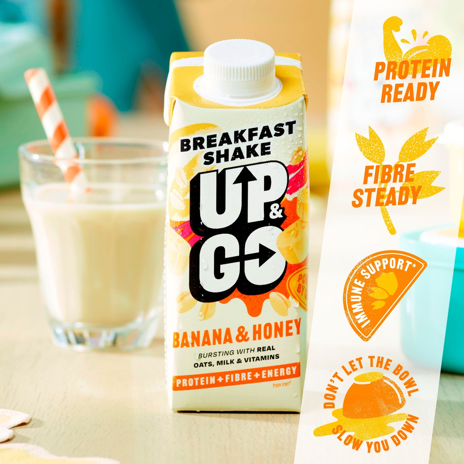 Up & Go Breakfast Shake - Banana & Honey 300ml — image 4