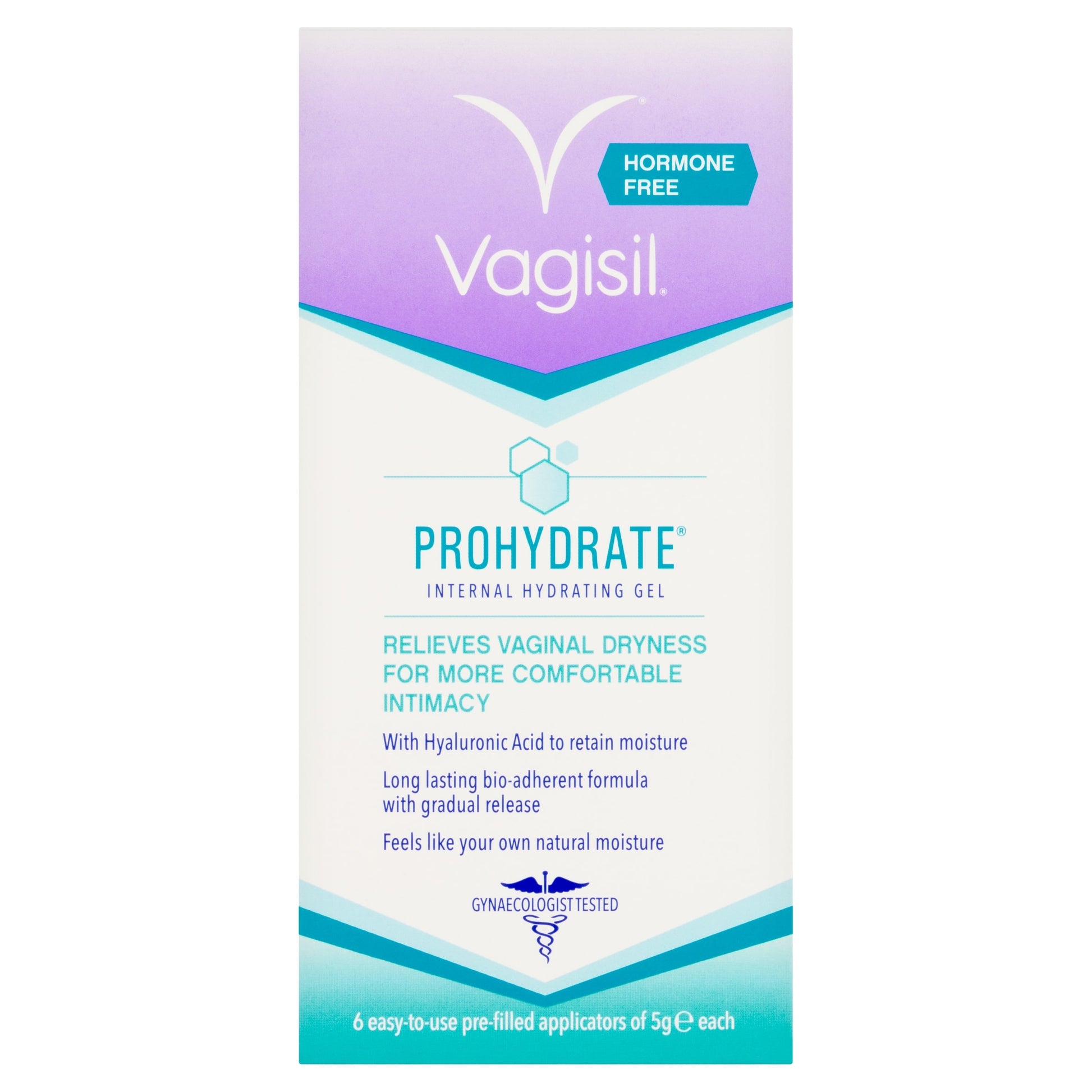 Vagisil ProHydrate Internal Hydrating Gel Applicators 6 x 5g — image 1