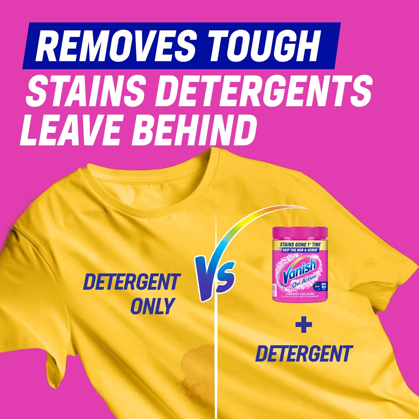 Vanish Gold Oxi Action Stain Remover For Colours 1.35kg — image 4