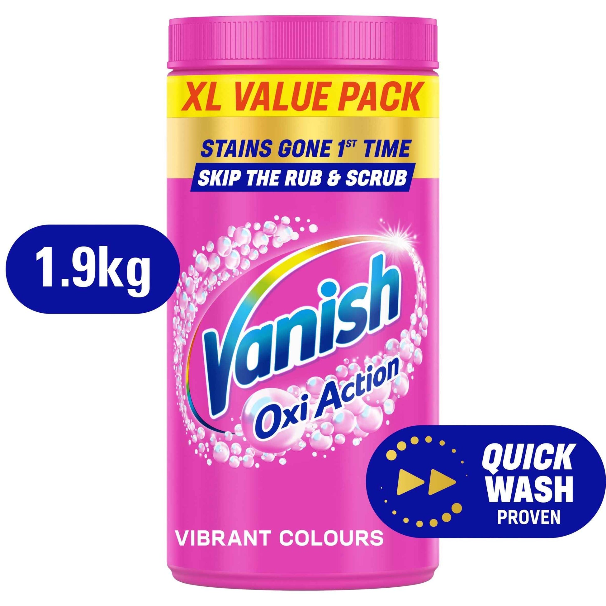 Vanish Gold Oxi Action Stain Remover For Colours 1.9kg