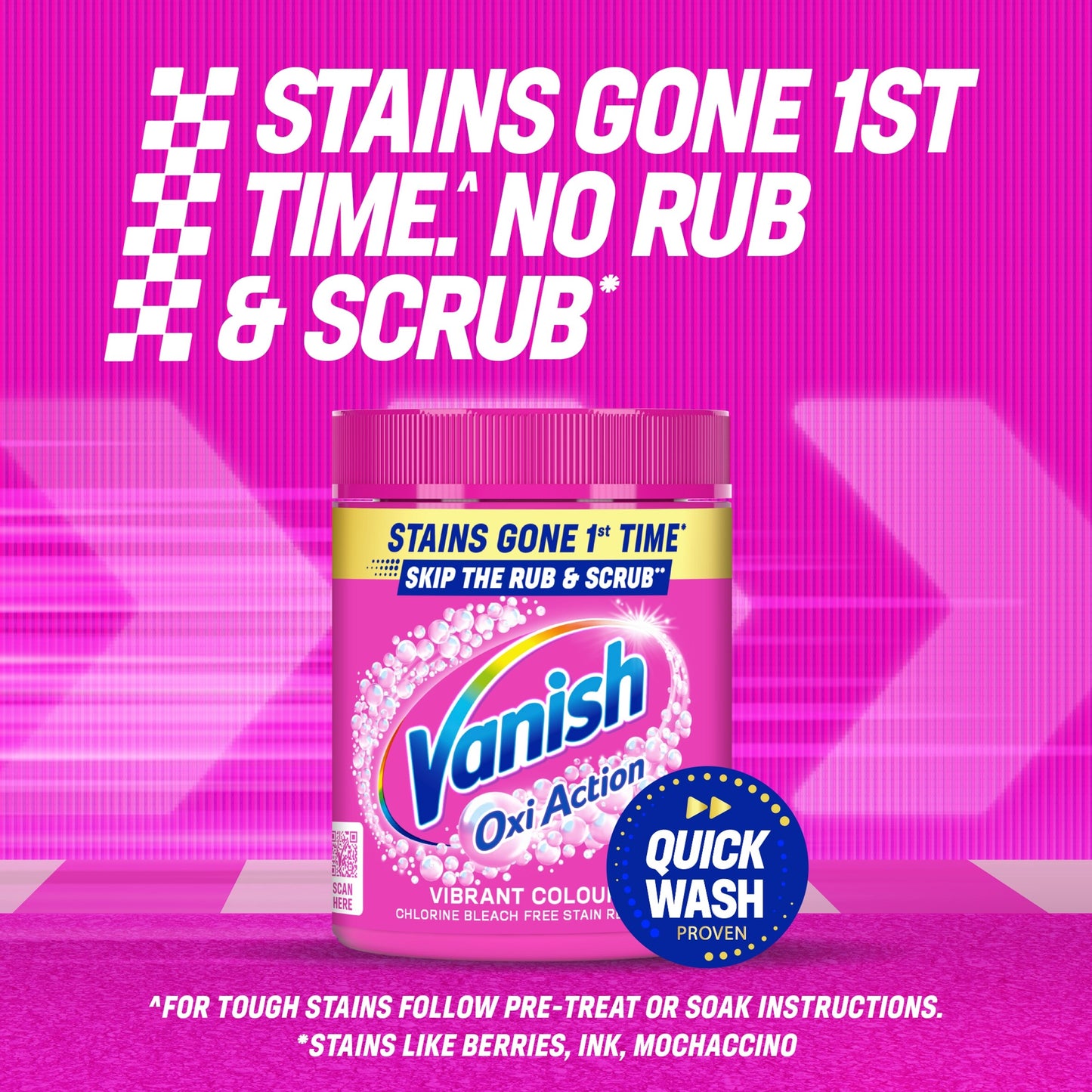 Vanish Gold Oxi Action Stain Remover For Colours 1.9kg — image 2