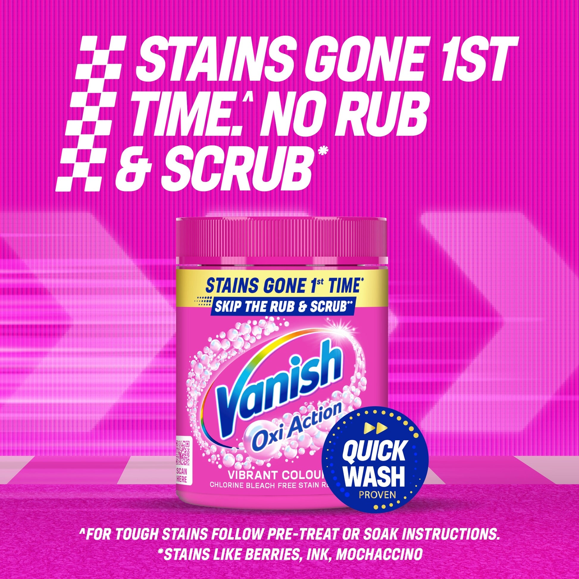 Vanish Gold Oxi Action Stain Remover For Colours 1.9kg — image 2