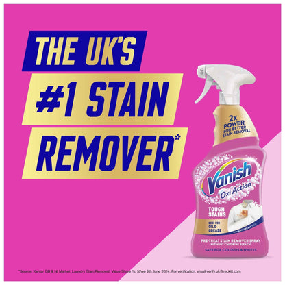 Vanish Gold Oxi Action Stain Remover Pre-wash Spray 450ml