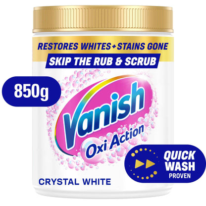 Vanish Gold Oxi Action Whitener & Stain Remover For Whites 850g