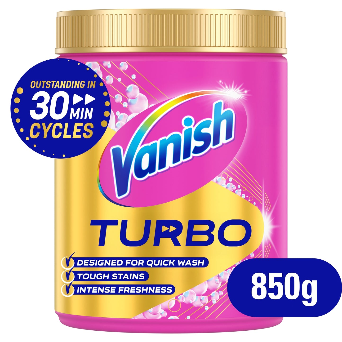 Vanish Turbo Fast Acting Stain Remover 850g — image 1