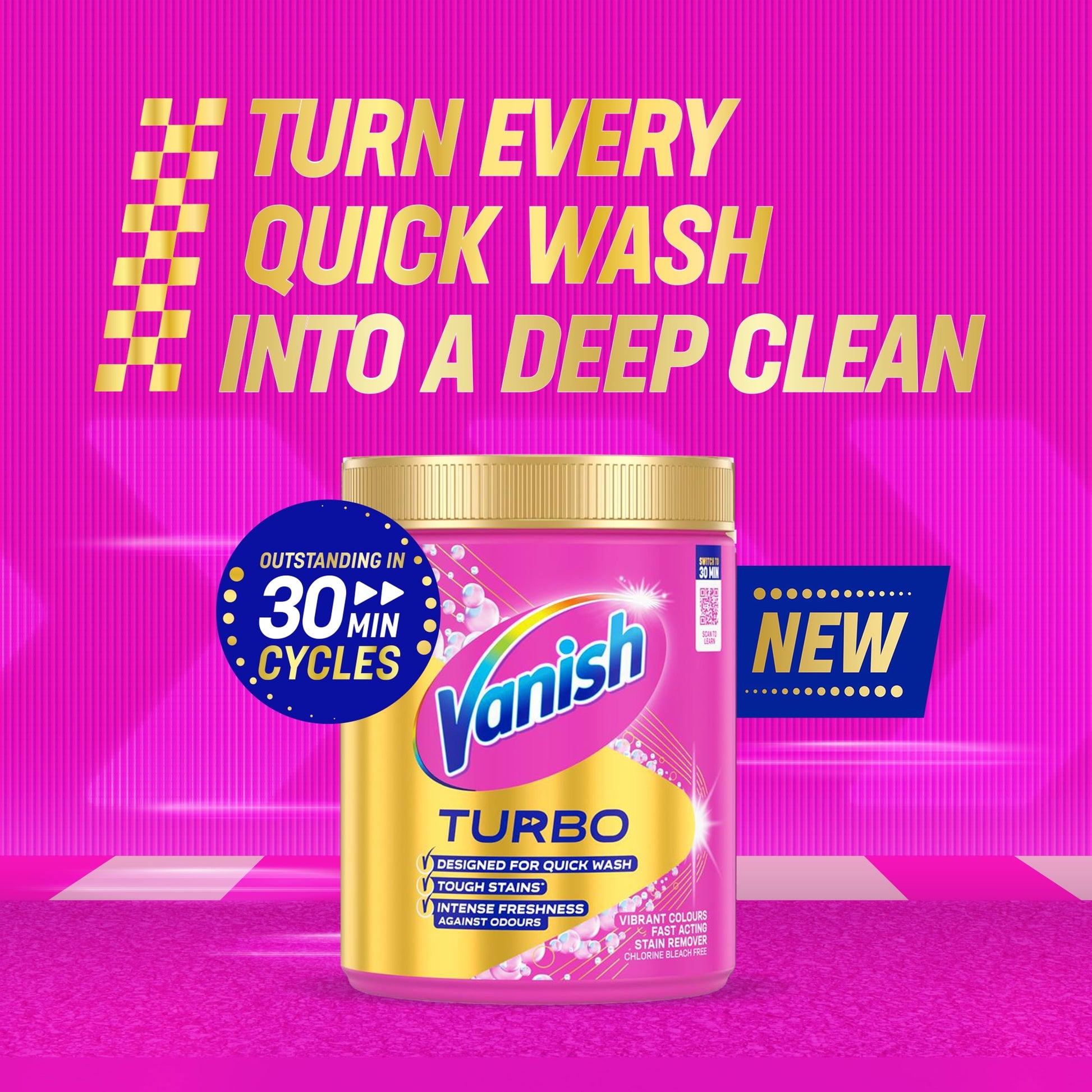 Vanish Turbo Fast Acting Stain Remover 850g — image 2