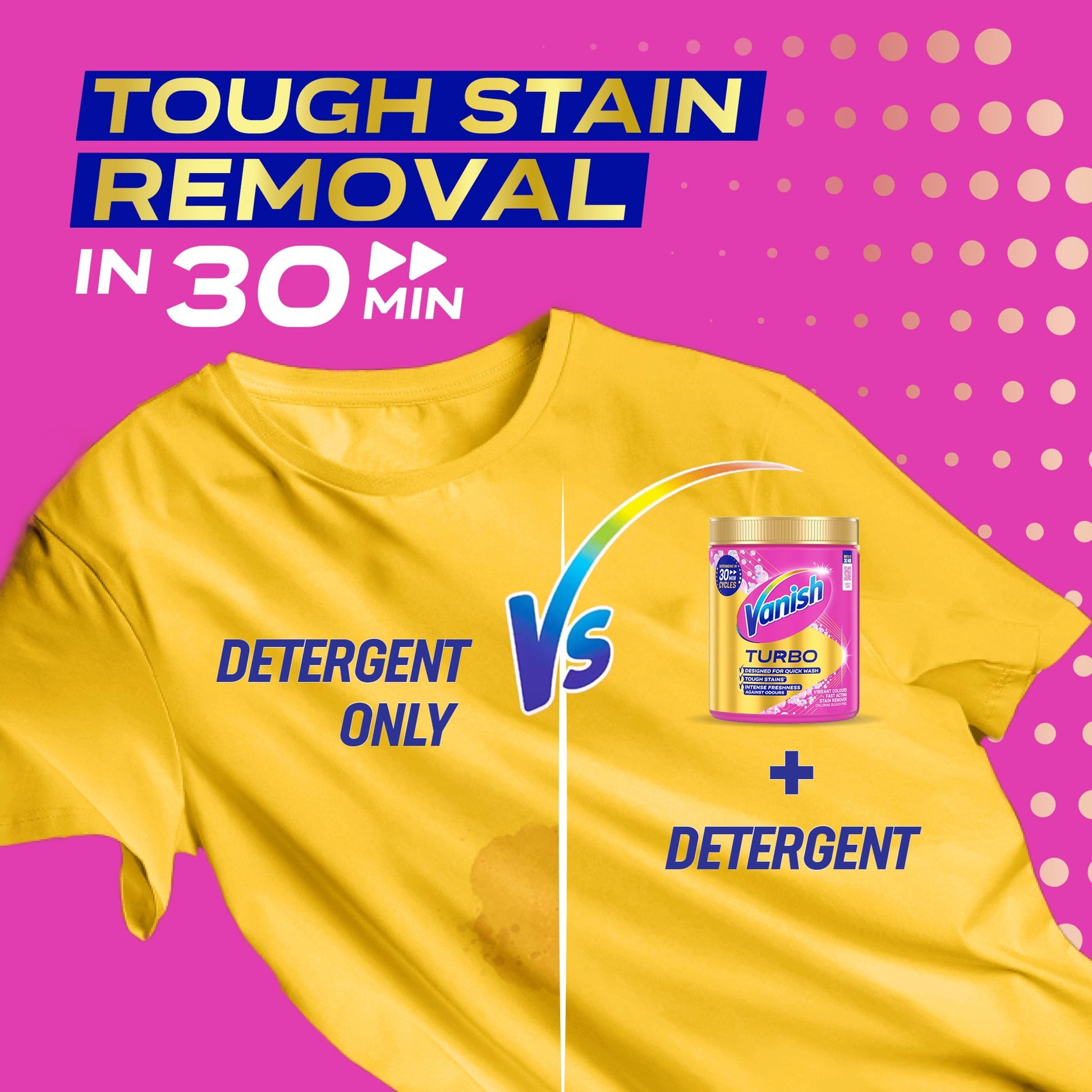 Vanish Turbo Fast Acting Stain Remover 850g — image 3