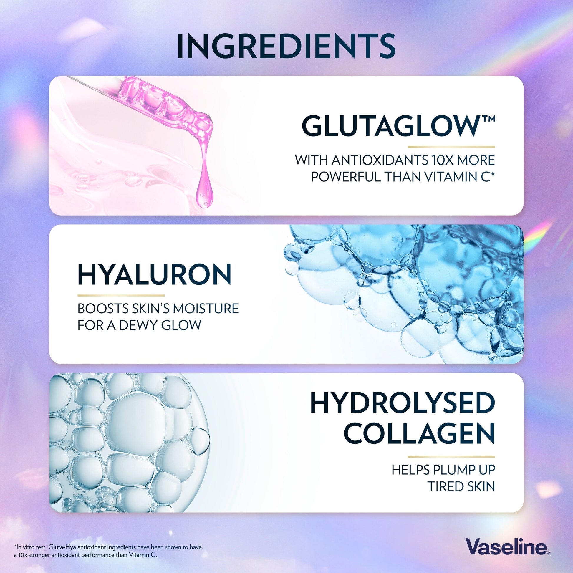 Vaseline Gluta-Hya Overnight Radiance Body Lotion Moisturiser 200ml — image 4