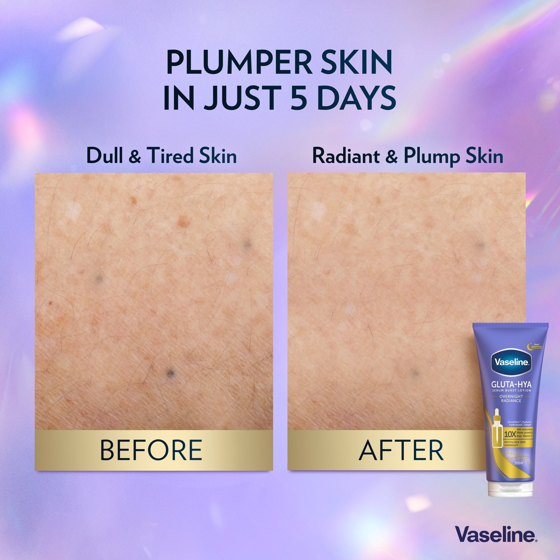 Vaseline Gluta-Hya Overnight Radiance Body Lotion Moisturiser 200ml — image 5