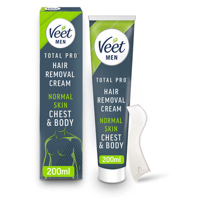 Veet Men Hair Removal Cream Chest & Body Normal Skin 200ml — image 1
