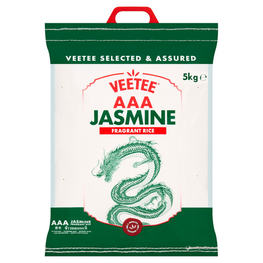 Veetee AAA Jasmine Fragrant Rice 5kg — image 1