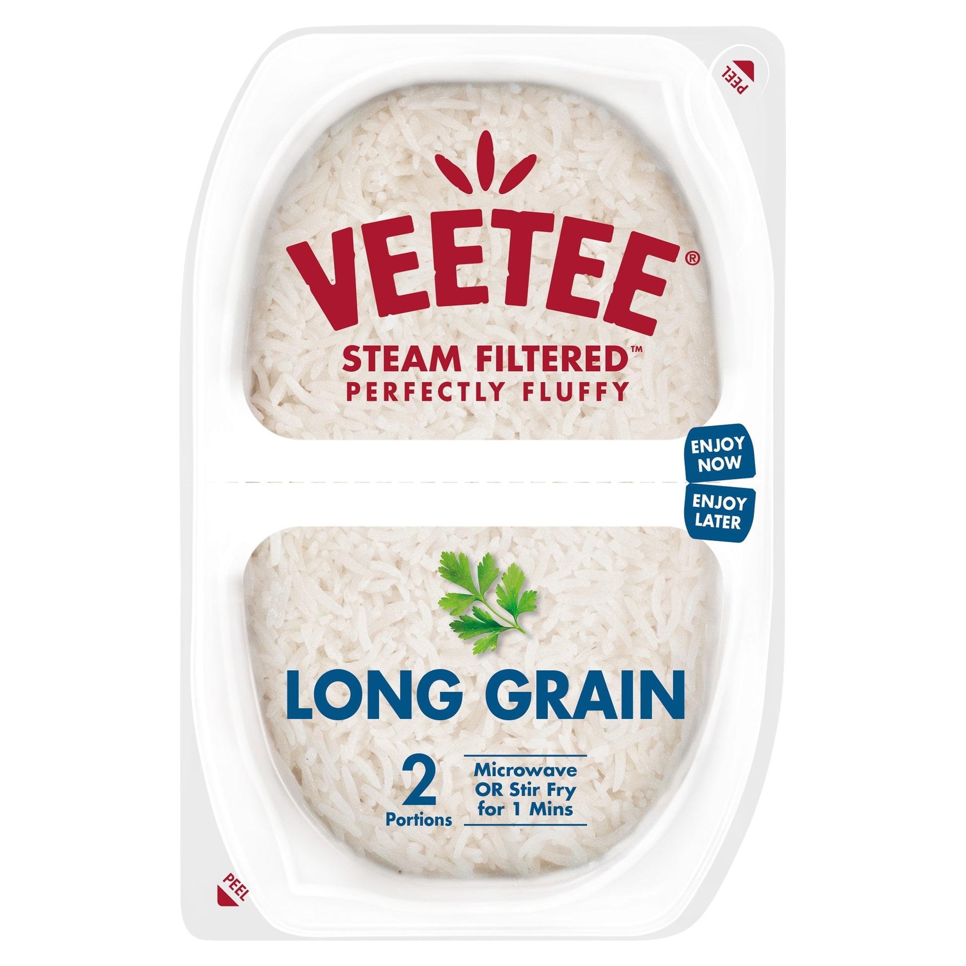 Veetee Heat & Eat Long Grain Rice Pot 2X130g — image 1