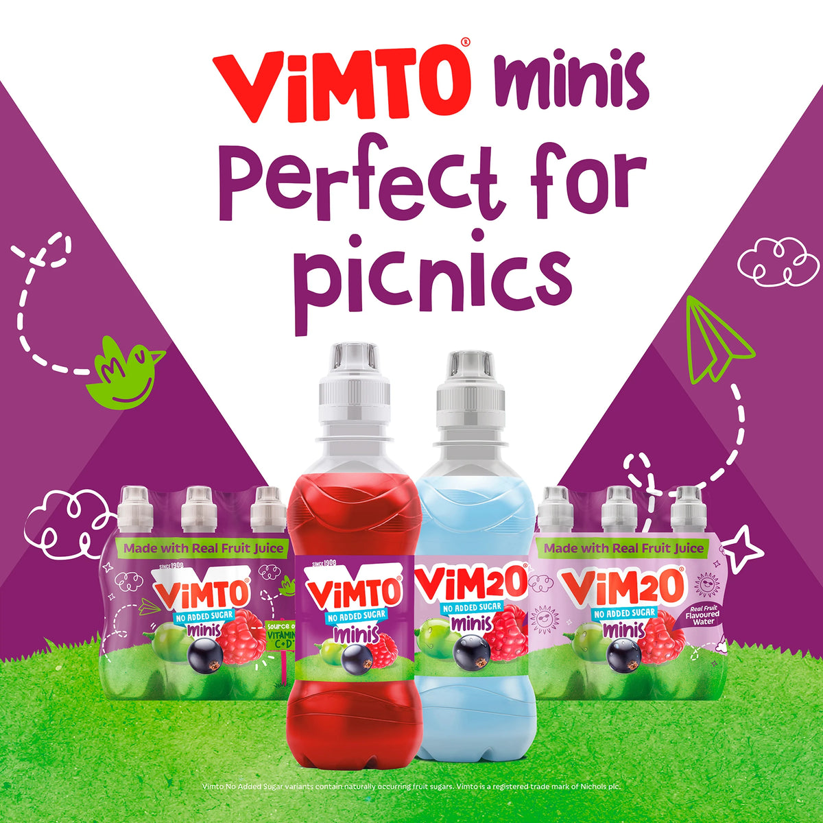 Vim2O Minis Real Fruit Flavoured Water 6x250ml — image 3