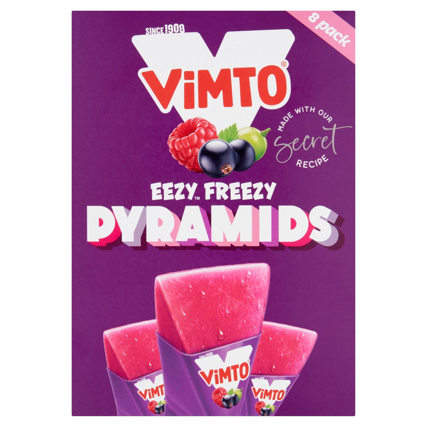Vimto Eezy Freezy Pyramids 8x62ml — image 1